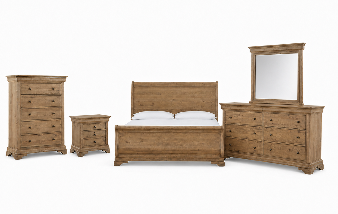Chateau Philippe 5-Piece CalKing Bedroom Suite