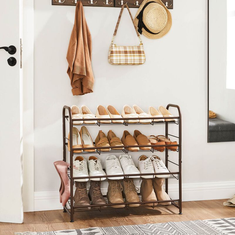 Stackable Shoe Rack - Space-Saving Shoe Organizer for Efficient Storage