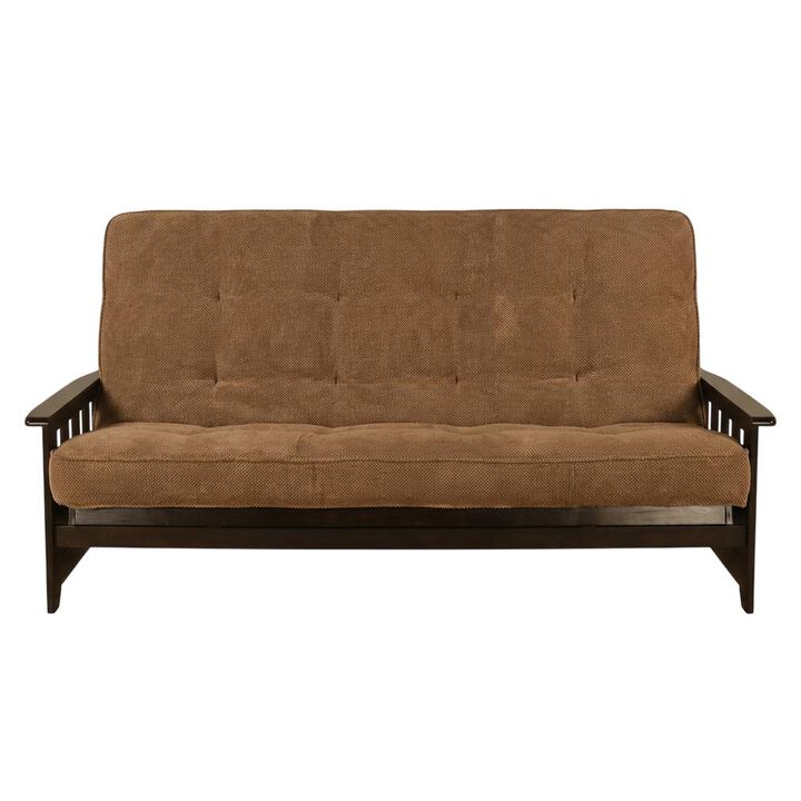 Phoenix Frame Queen-Espresso Finish-Marmont Mocha Mattress