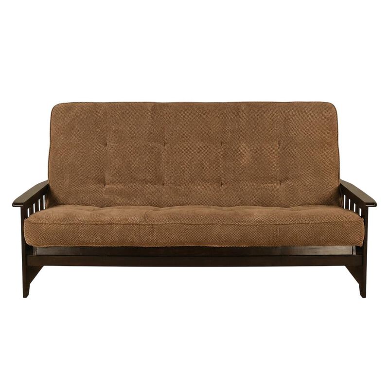 Phoenix Frame Queen-Espresso Finish-Marmont Mocha Mattress image number 0