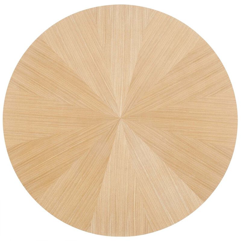 Crossroads 47" Round Wood Dining Table image number 4