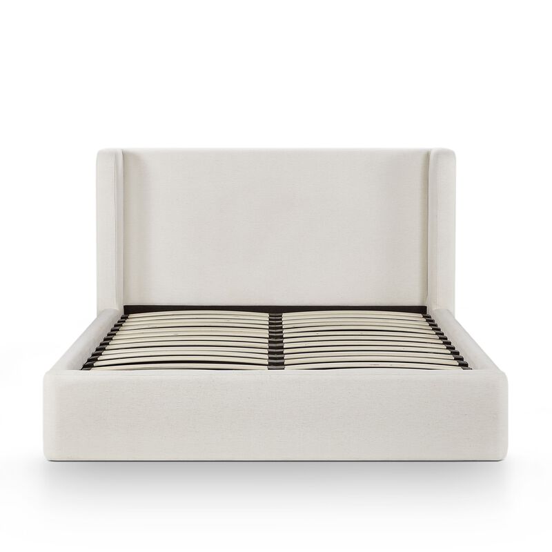Harmony Tan Performance Chenille Queen Bed image number 1