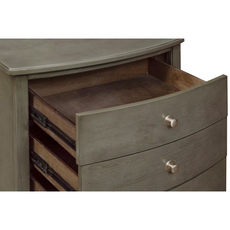 Streamdale Gray Birch Nightstand with 3 Drawers