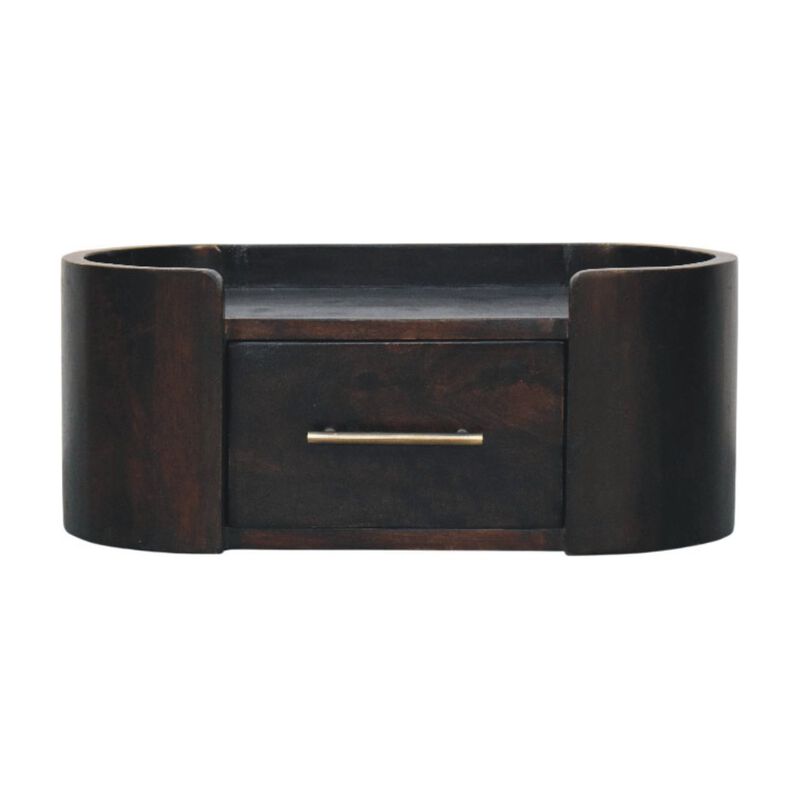 Artisan Furniture Solid Wood Valencia Wall-Mounted Bedside , Brown image number 0
