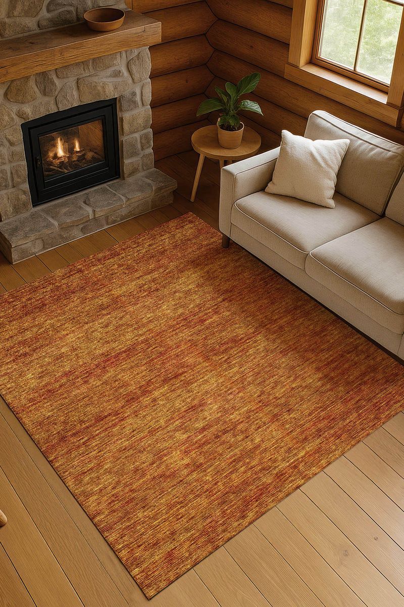 Soft Essentials SE1 Terracotta 9' x 12' Rug image number 1