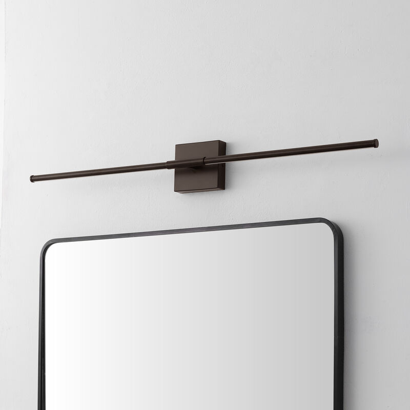 Makena Modern Minimalist Dimmable Integrated LED Metal Wall Sconce