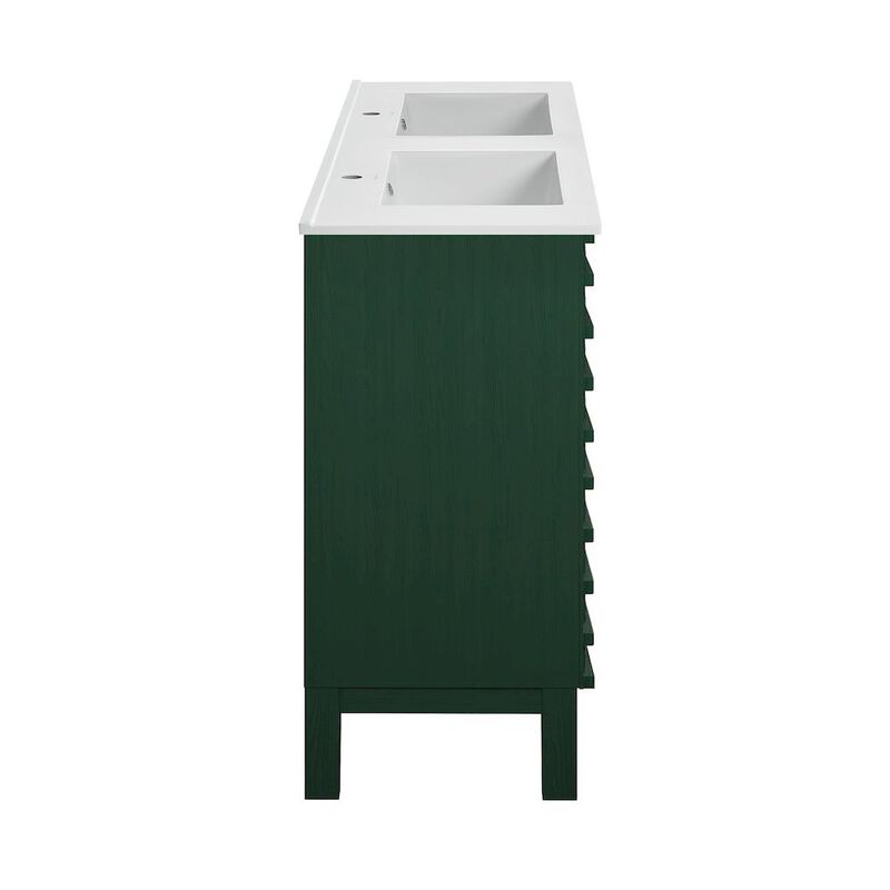 Cascade 48 in. Bathroom Vanity with 3-Hole Ceramic Sink Top image number 3