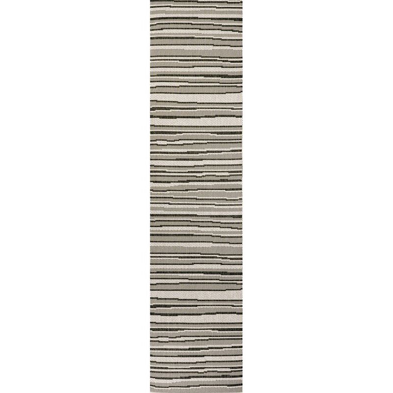 Castara Wavy Stripe Modern Indoor/Outdoor Area Rug