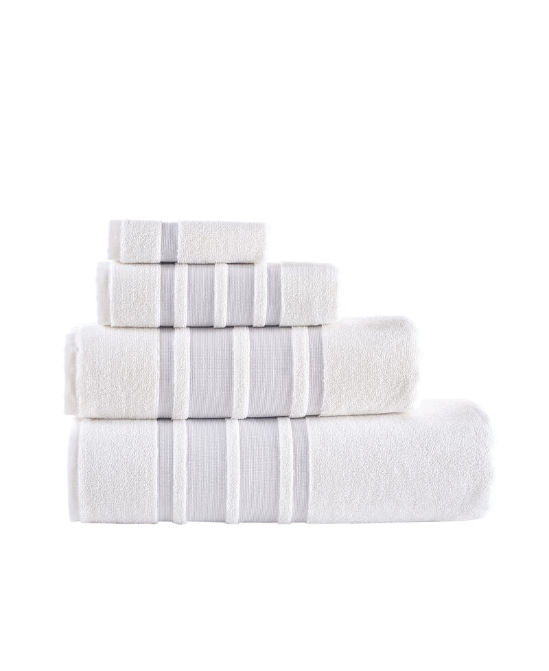 Brooks Brothers Contrast Border Wash Towel
