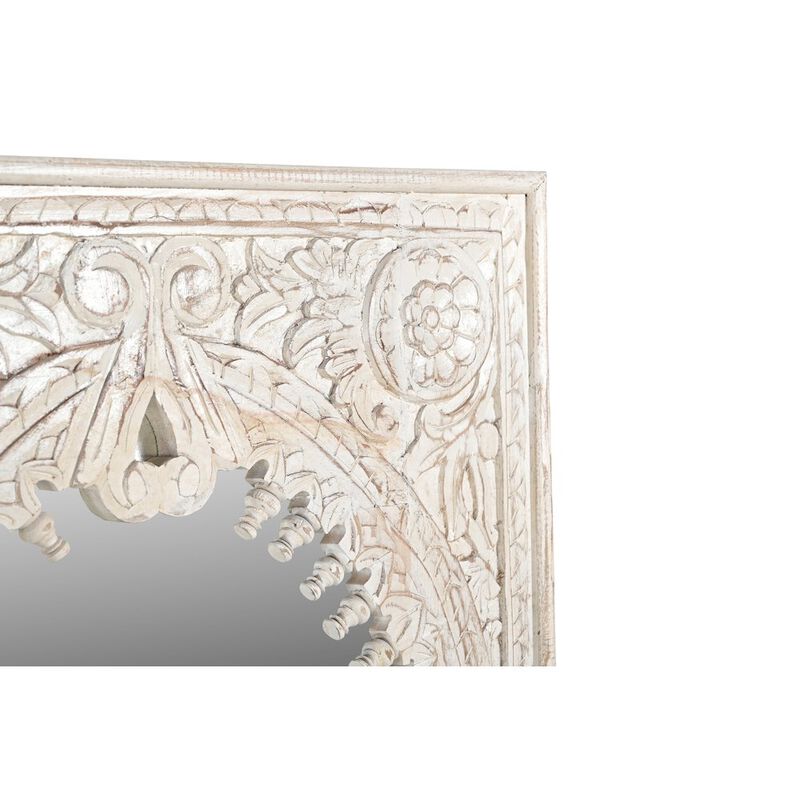 Alex Hamilton Kiara Mirror in Distressed Finished Handcarved Solid Wood