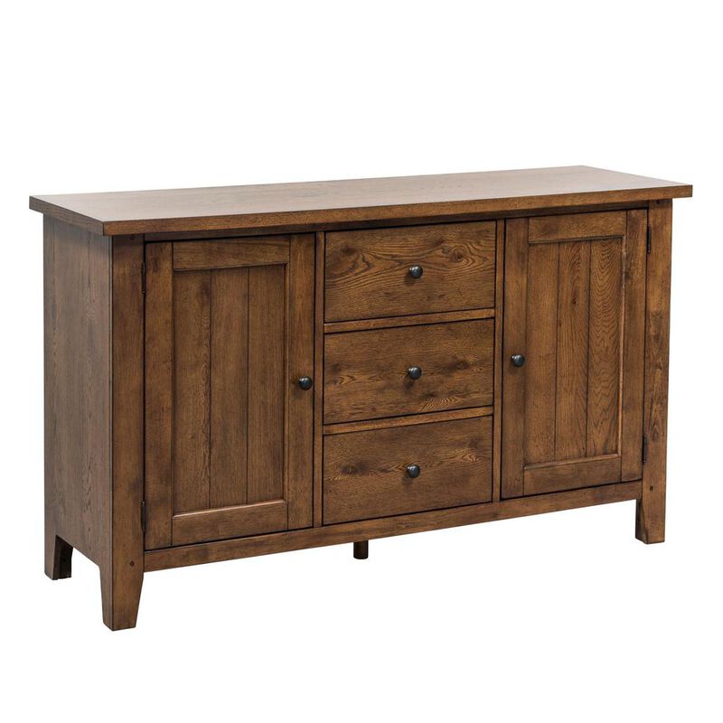 Liberty Furniture Hearthstone Ridge Buffet in Tobacco image number 0