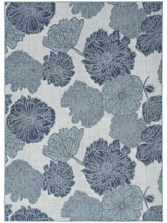 Garden Oasis GOA04 Blue 6' x 9' Rug
