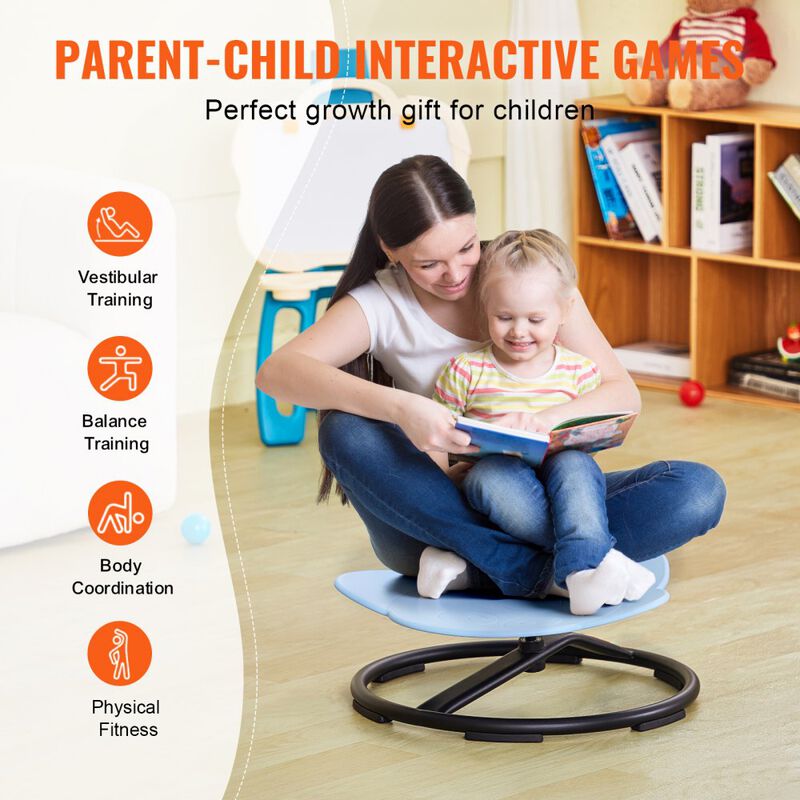 360&deg; Rotating Kids Chair Elephant Design Sensory Seat for Toddlers image number 3
