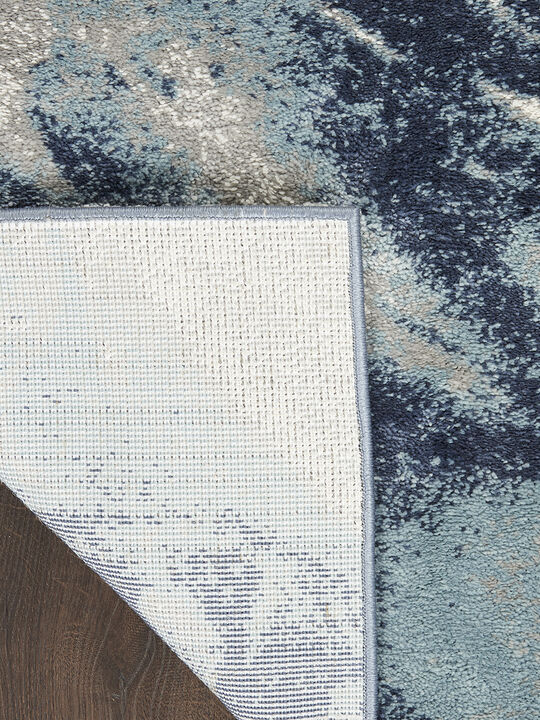 American Manor AMR03 Blue/Ivory 9' x 12' Rug