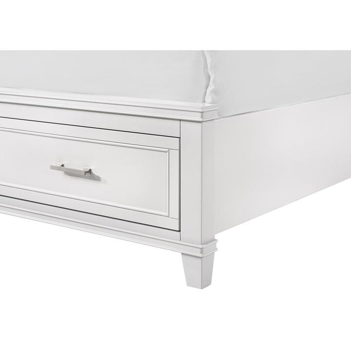 White Nova Ii King X Storage Bed