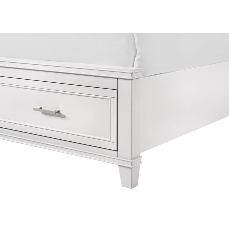 White Nova Ii King X Storage Bed