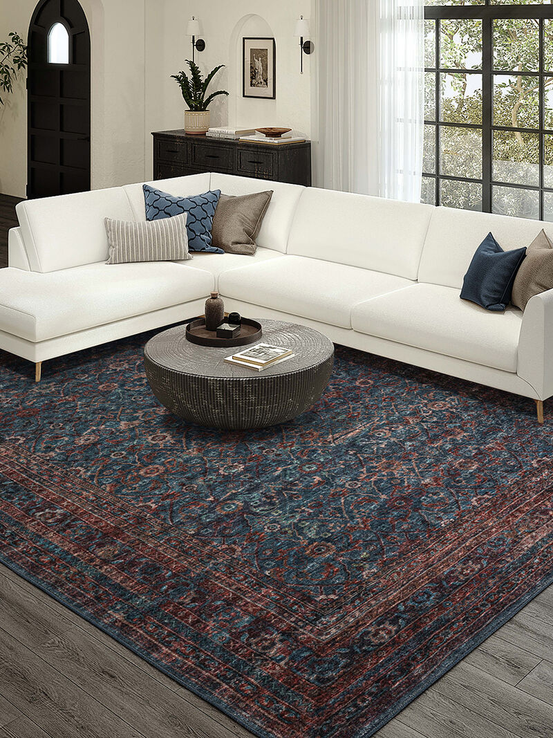 Jericho JC7 Navy 9' x 12' Rug