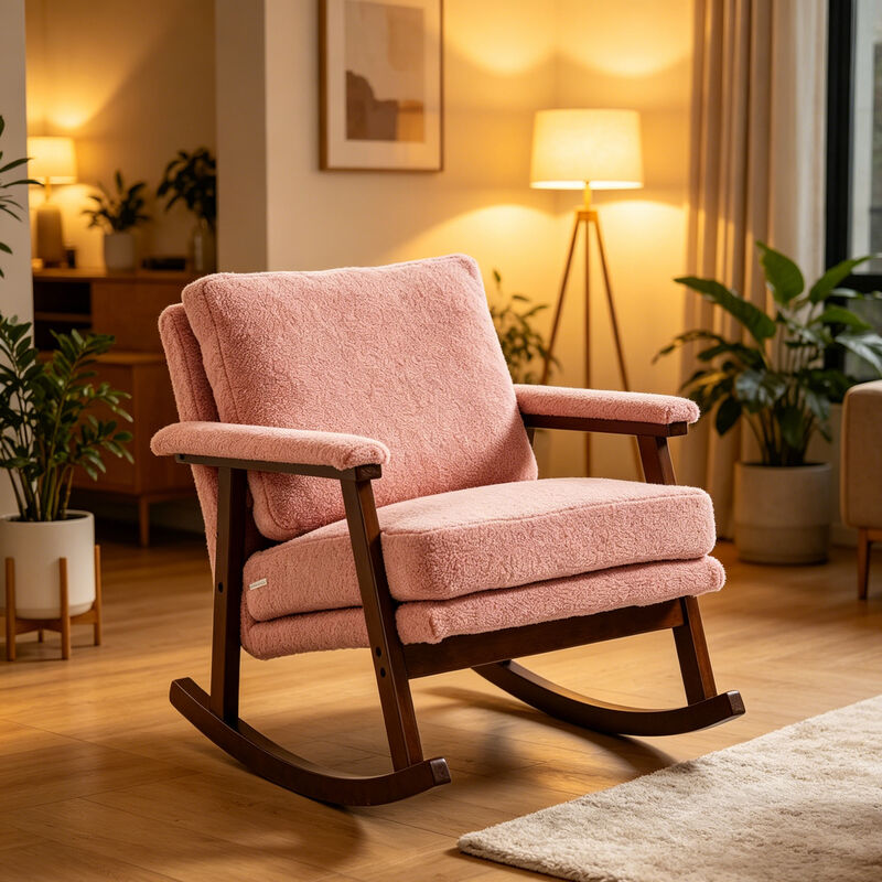 Cumsko Solid Wood rocking chair image number 1