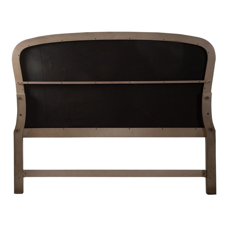 Liberty Furniture Americana Farmhouse Queen Tufted Panel Headboard in Dusty Taupe image number 2