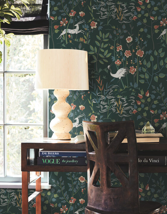 Aspen Dark Green Wallpaper