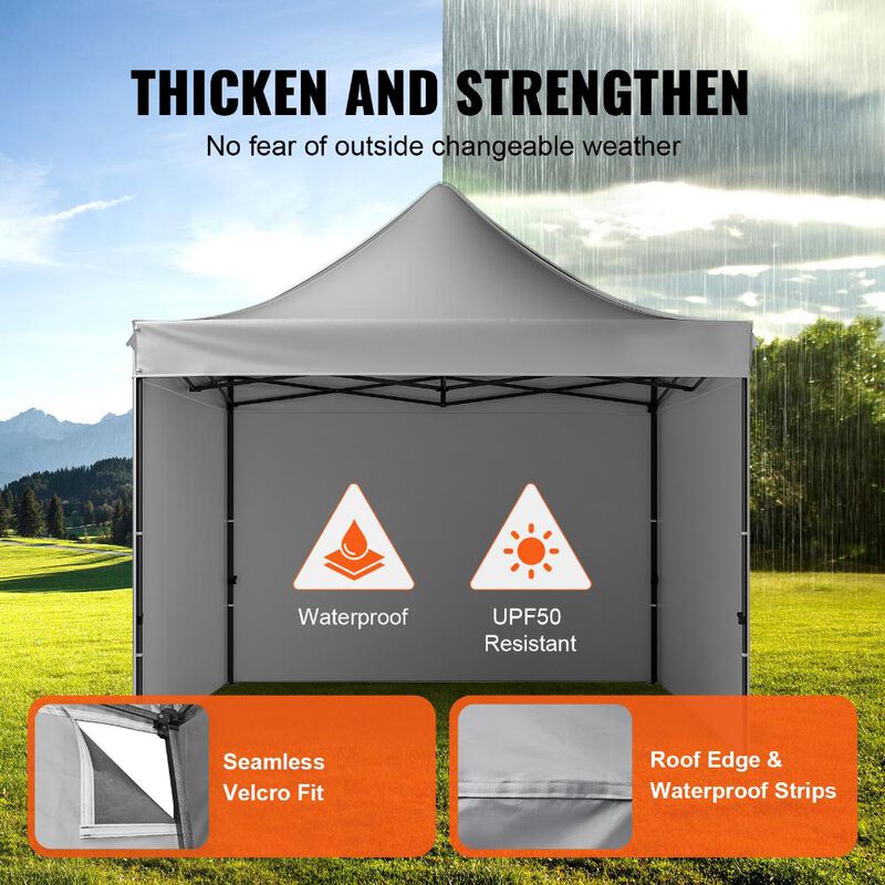 Waterproof Pop Up Tent with Removable Walls and Wheels for Outdoor Gatherings