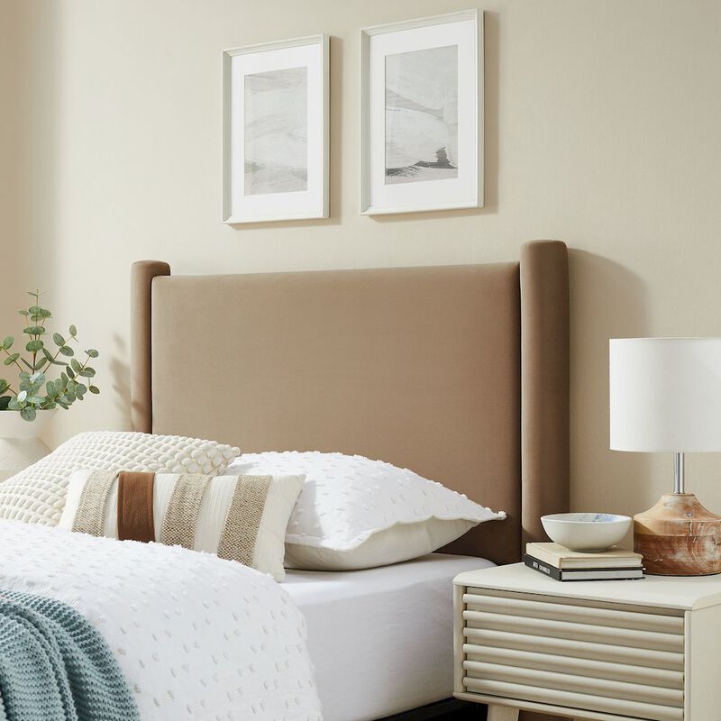 Rael Performance Velvet Twin Headboard image number 5
