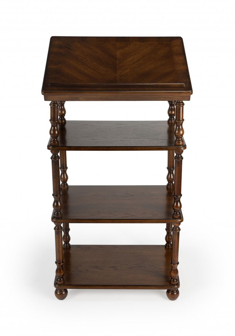 HomeRoots 24" Brown Standing Desk image number 0