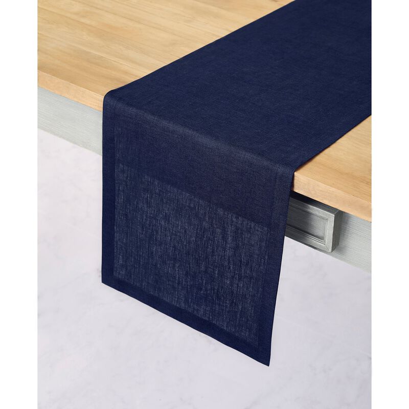 Solino Home 100% Pure Linen Table Runner - Fete