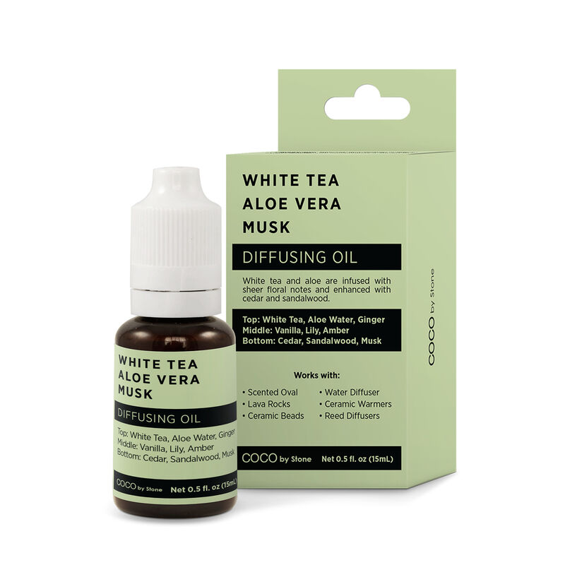 Diffusing Oil - White Tea, Aloe Vera, Musk