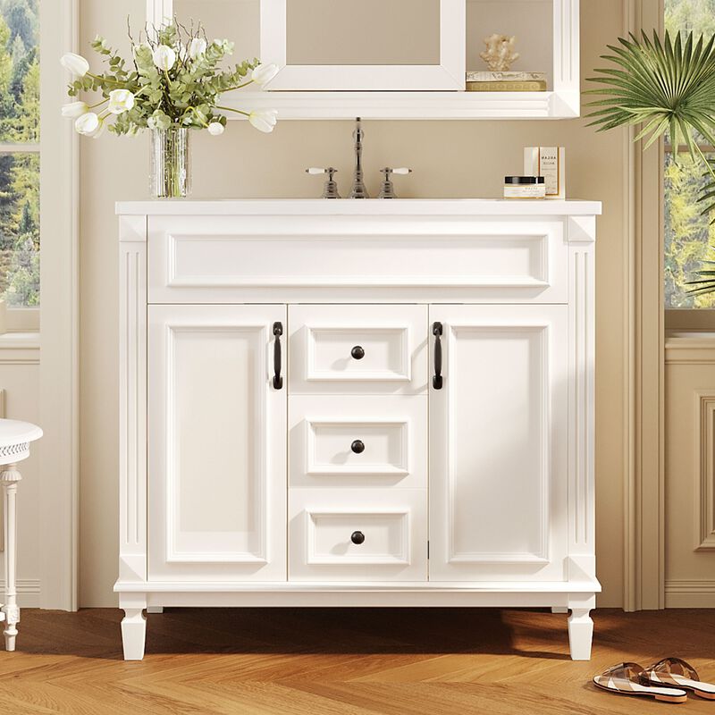 Merax 36'' Bathroom Vanity with Top Sink