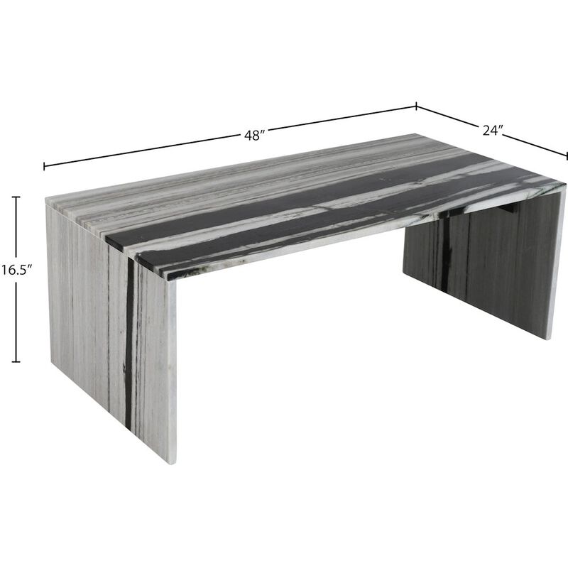 Meridian Furniture Vernazza Marble Coffee Table