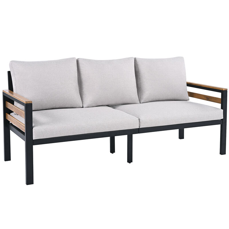 Merax Outdoor Patio Conversation Set Sofa Set for 5 People image number 7