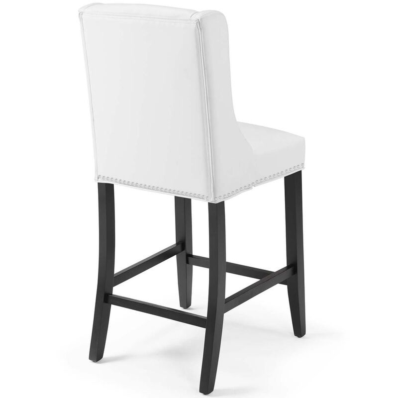 Baron Counter Stool Faux Leather Set of 2 image number 3