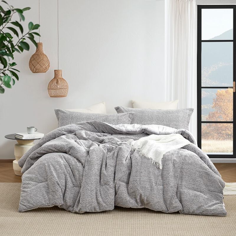 Glacier Frost - Coma Inducer&reg; Oversized Comforter Set - Snowy Gray