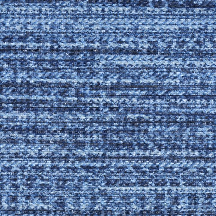 HomeRoots Abstract Power Loom Washable Non Skid Area Rug