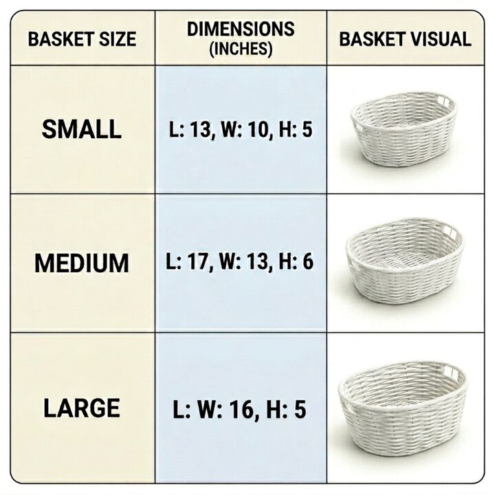 Multi-Purpose Nesting Basket 3-Piece Set