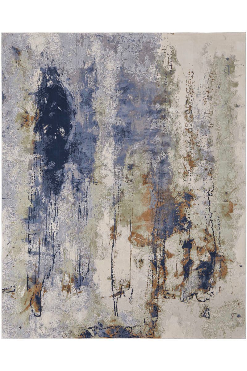 Clio 39K1F Blue/Multi 7'9" x 10' Rug image number 0