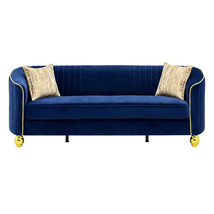 Grebol 3 Seater Velvet Sofa