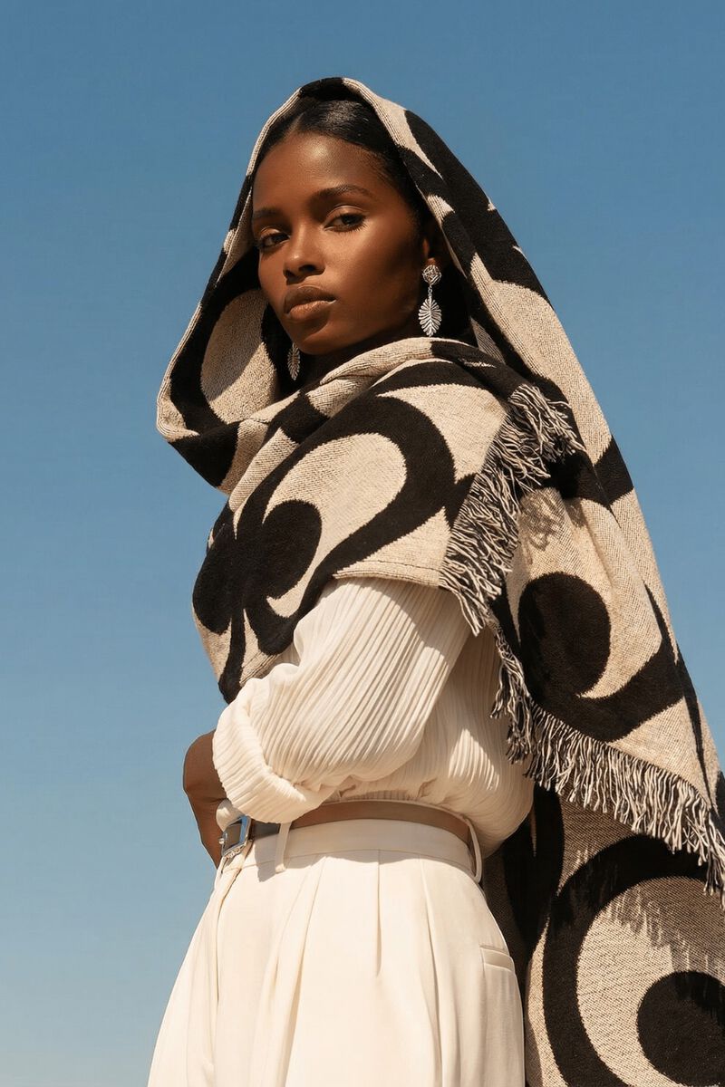 Mate Masie Cotton Knit Blanket image number 1