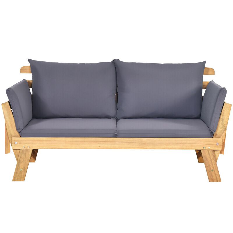 Outdoor Convertible Sofa Chair &ndash; Adjustable Patio Seat with Plush Cushions image number 0