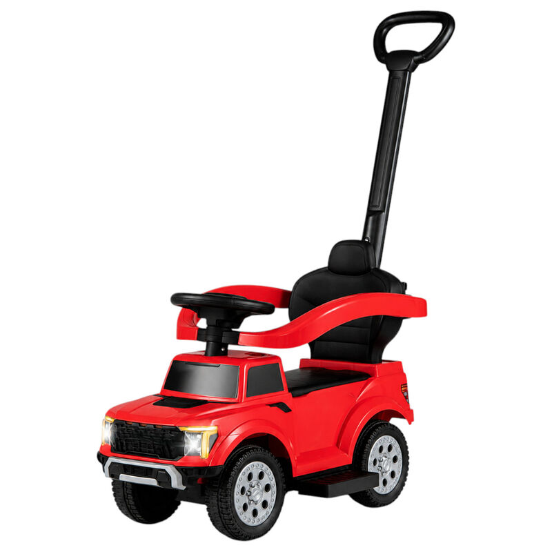 Toddler 3 in 1 Push Ride On Car for Park Backyard and Outdoor Use image number 0