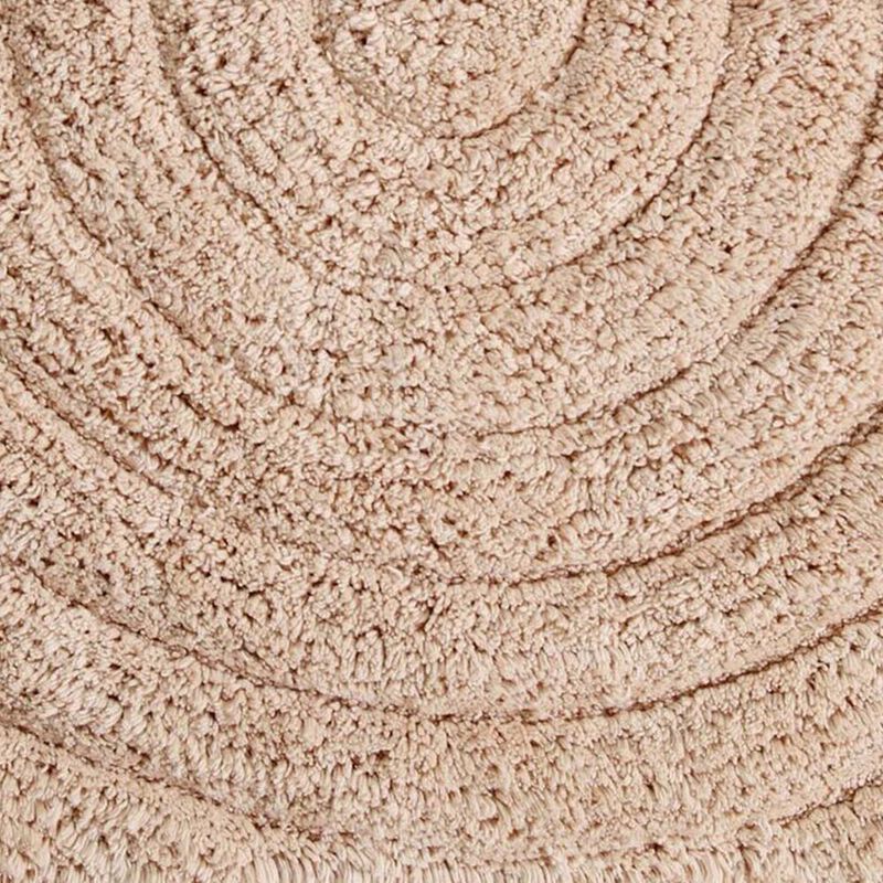 Knightsbridge Echo 220 GSF Non Skid Back Bath Rug 24 x 40 - Natural