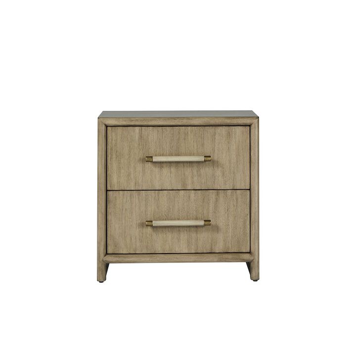 American Woodcrafters Arlington 2-Drawer Nightstand - Nutmeg