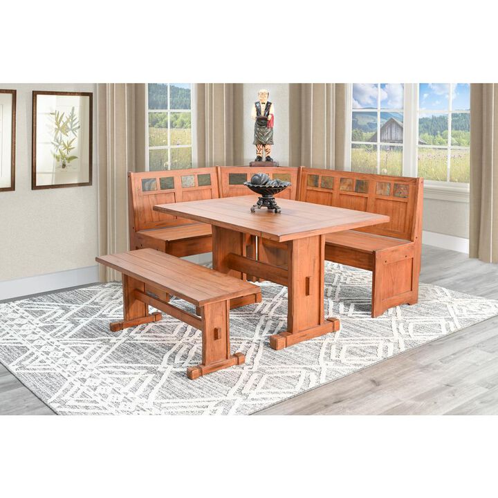 Sunny Designs Sedona Breakfast Nook Set with Side Bench