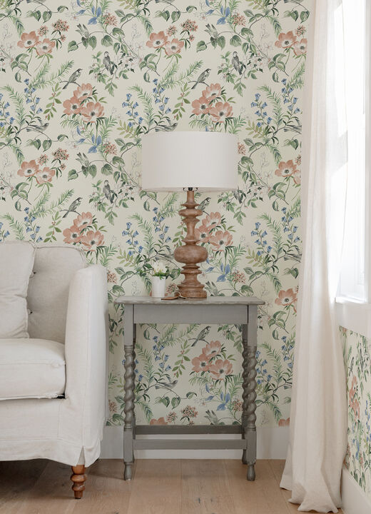 Frederique Multicolor Bloom Wallpaper