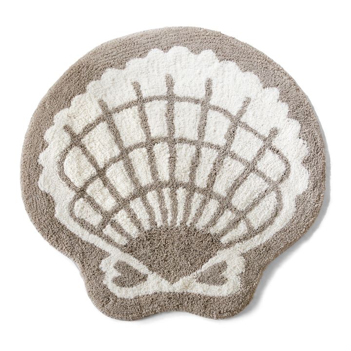 Market & Place Cotton Tufted Coastal Bath Rug