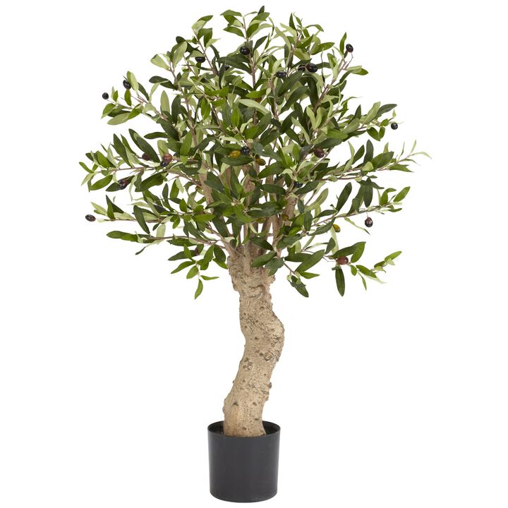 Hivvago 2.5 Feet Olive Silk Tree