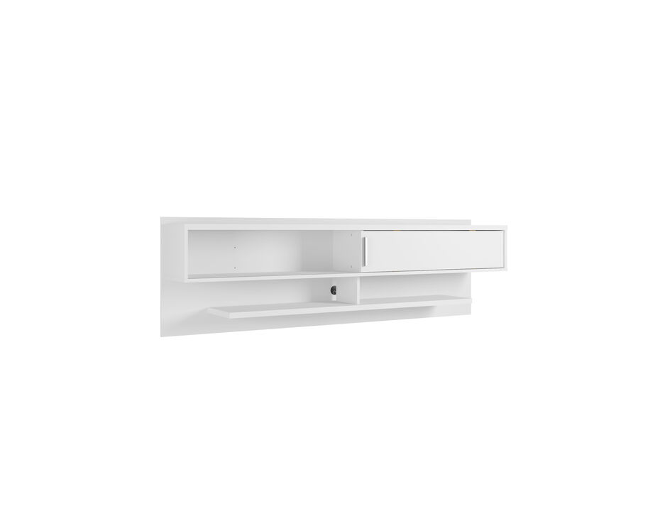 Astor White Floating Entertainment Center