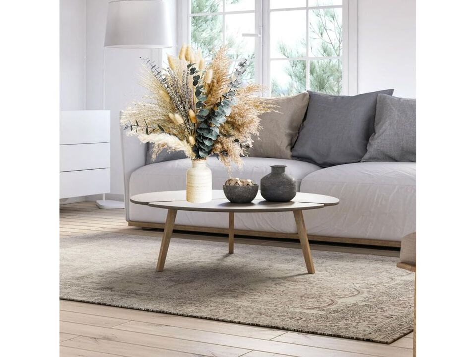 Green Pampas Grass Boho Bouquet Lavender Eucalyptus Dried Flower Arrangements