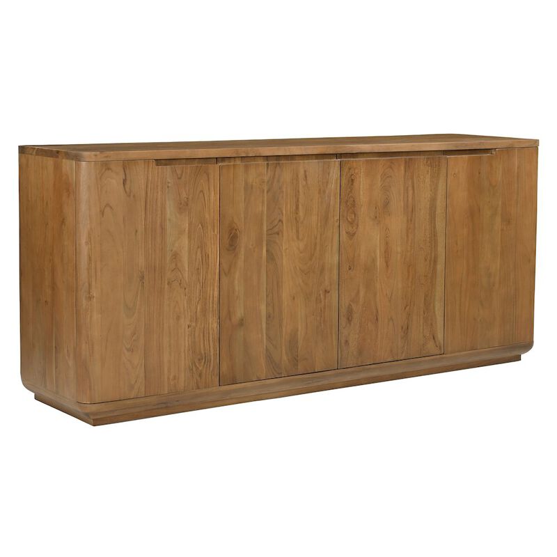 Alex Hamilton Bernard 4-Door Sideboard in Acacia Tan
